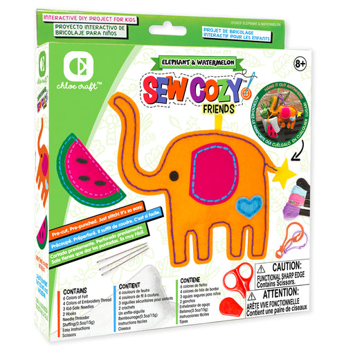 Sew Cozy - Elephant&Watermelon